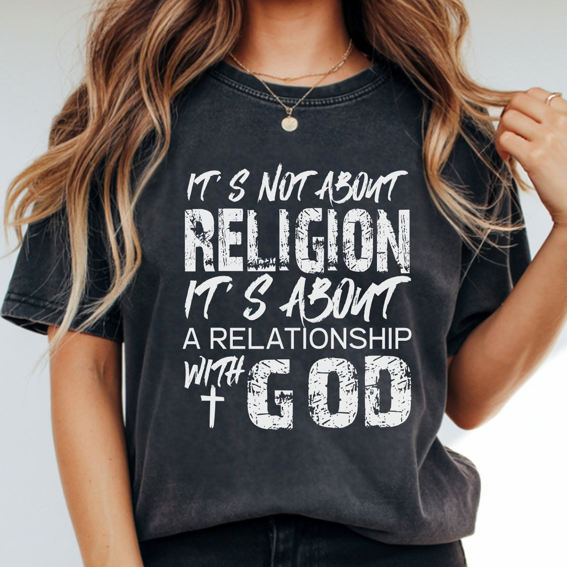 Comfort Colors®  "It's Not About Religion" Graphic Tee
