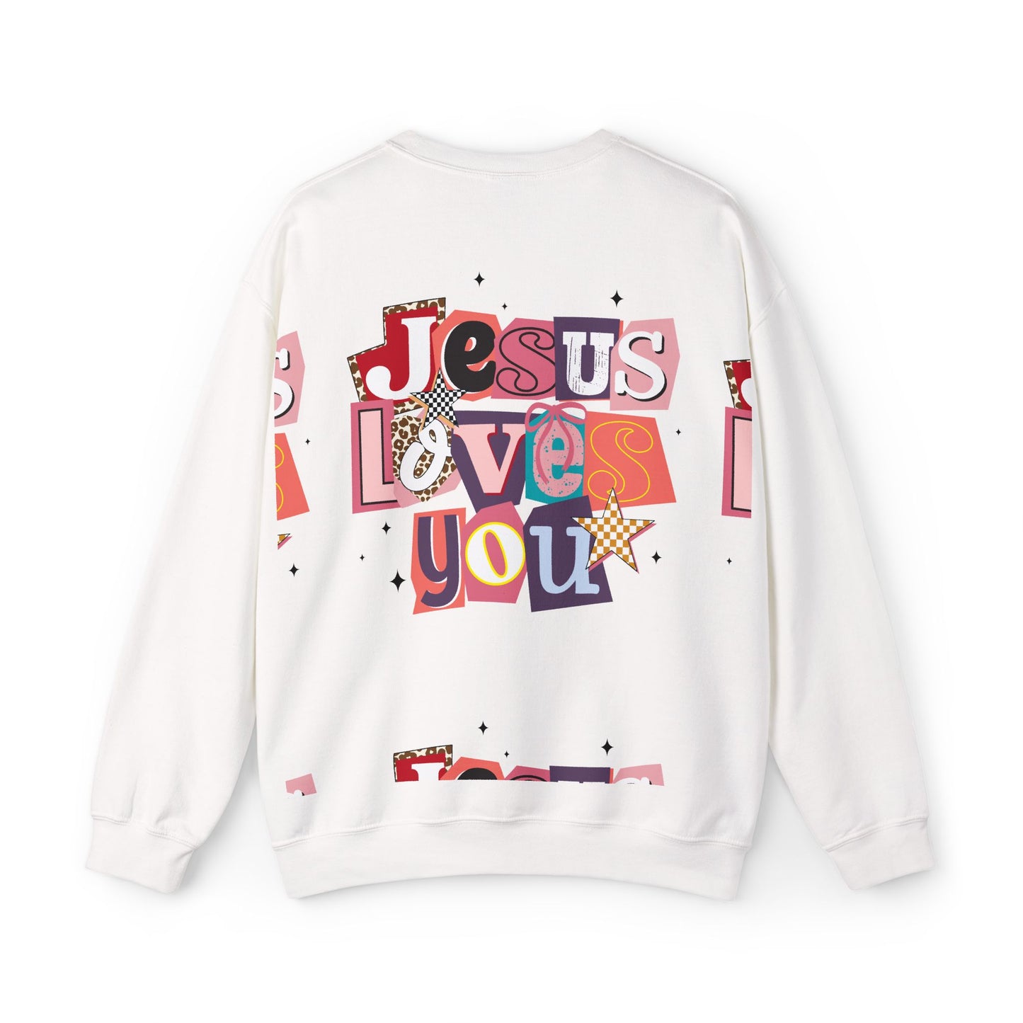 Jesus Loves You Retro Graphic
