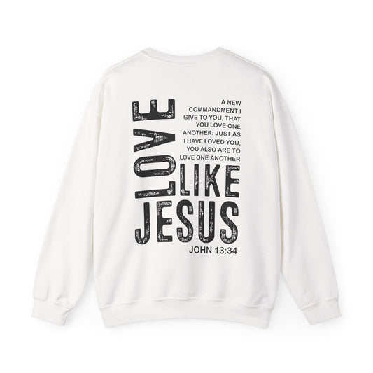 Love Like Jesus Scripture Back Print (John 13:34)